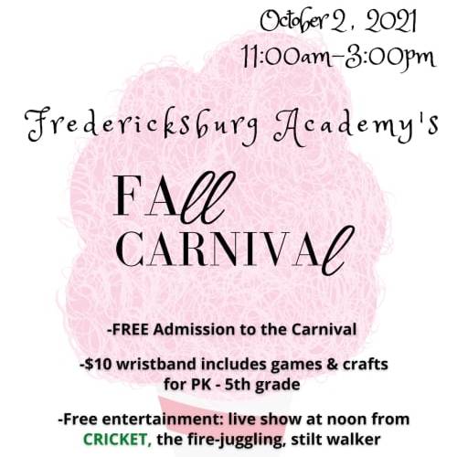 Join Us for the Exciting Fall Carnival This Saturday!